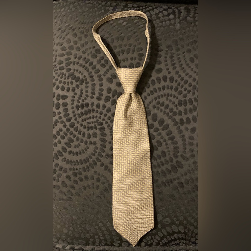 JACOBS & ROBERTS FOR NORDSTROM Zippered Pre-Tied Adjustable Tie, Kids/ Boys